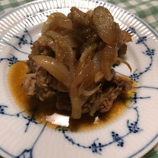 豚こま肉と玉ねぎのうなぎのたれ炒め